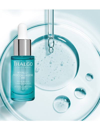 Sérum regard correction rides Hyalu-Procollagène Thalgo-Algue Marine.