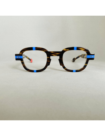 Lunettes de Vue Be Arty de la Marque Sabine Be Coloris Ecaille/Bleu