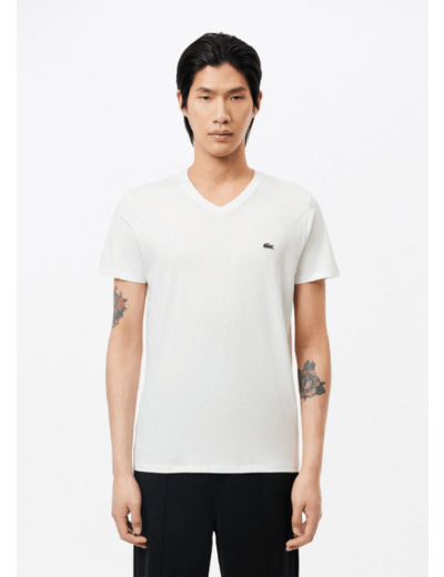 T-shirt Lacoste blanc