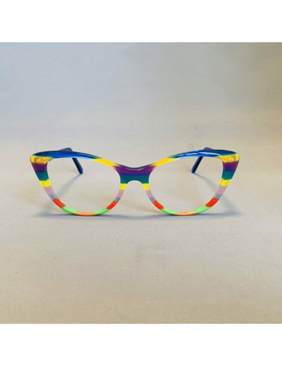 Lunettes de Vue De la Marque Wissing Modèle 3066 Coloris Multicolore Transparent – Monture Unique