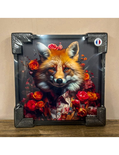 Tableau Renard Floral – Syam