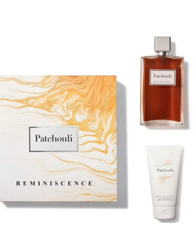 Coffret Patchouli + lait corps parfumé - Réminiscence - 100ml