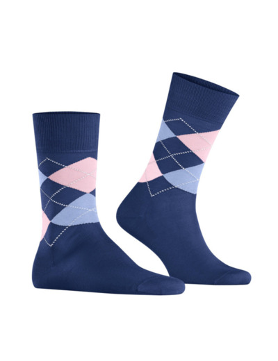 Chaussettes Manchester Burlington bleu foncé