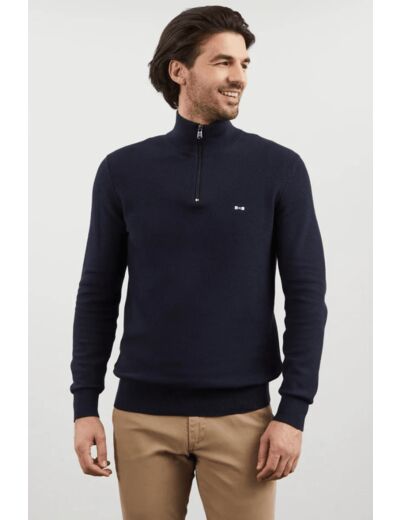 Pull demi zip Eden Park marine