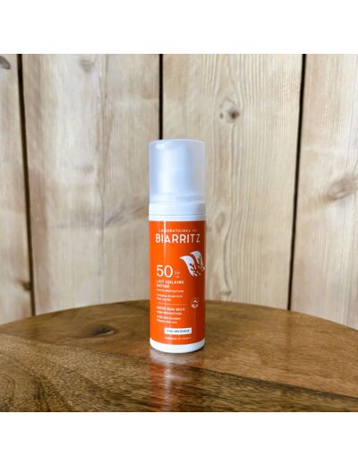 Lait solaire satiné SPF50