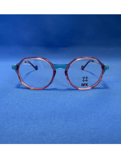 Lunettes De Vue Enfants De La Marque Not For Kids - Serena Coloris Rose / Turquoise