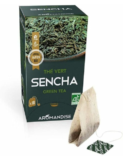 Thé bio Sencha de Uji Japon en infusettes - Aromandise