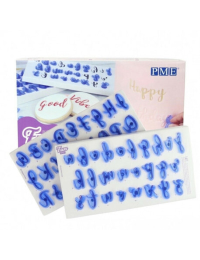 Tampons empreintes alphabet pour gâteaux- Patiss & Vous