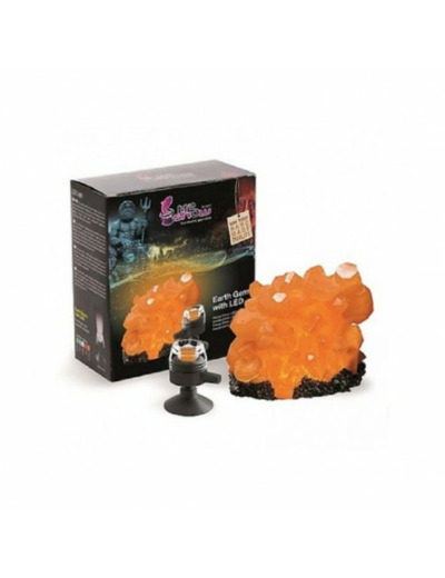 Hydor h2show decoration Earth Gems green Emeralda + led orange