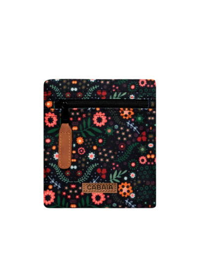 Pochette interchangeable à motifs Cabaïa noire