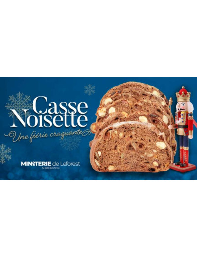 Pain "Le CASSE NOISETTE" 310g - Boulangerie pâtisserie La Craquan'tine à Marly