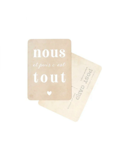 CARTE POSTALE NOUS ET OUIS C'EST TOUT / CAMEL - CINQMAI