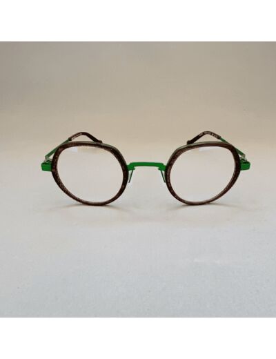 Lunettes De Vue De Stijl Modèle Izaac Coloris Brun Vert