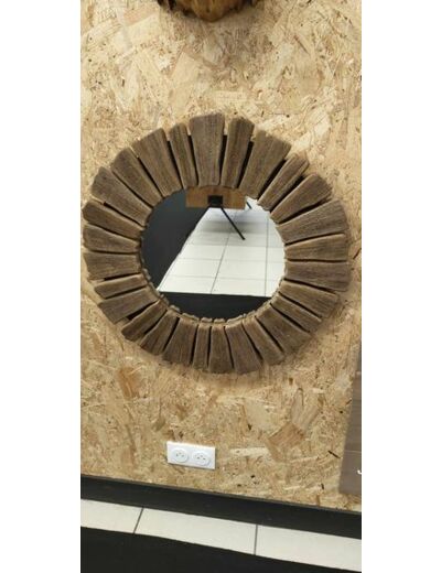 Miroir Vacay Bois Naturel Large