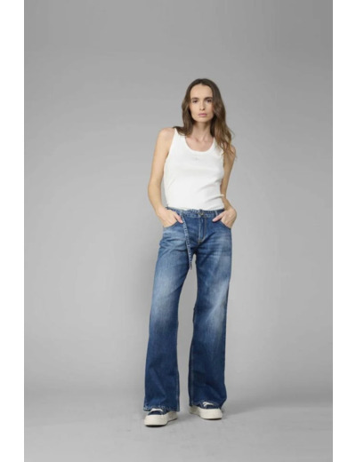 Jeans wide leg Lauryn Jab bleu N°3 LTDC