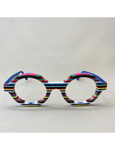 Lunettes de Vue 3157 De la Marque Wissing Coloris Bleu Multicolore - Monture Unique