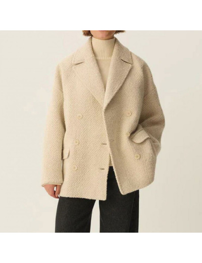 MANTEAU YZIA CREME - DES PETITS HAUTS