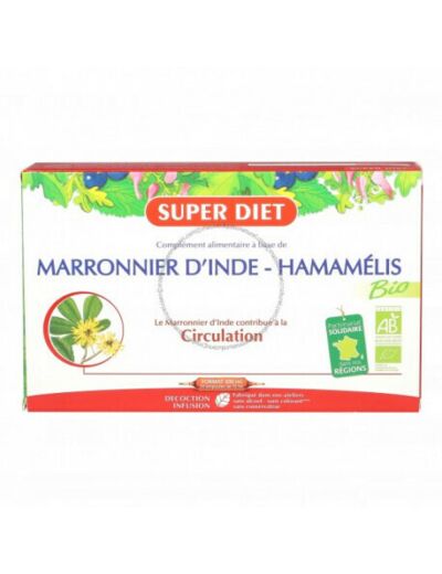 Super Diet marronnier d'Inde hamamélis circulation 300ml