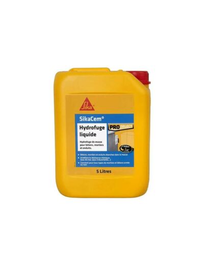 SikaCem - Hydrofuge liquide 5L