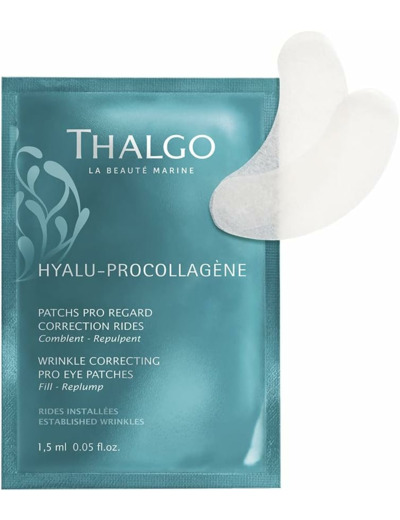 Patch regard Hyalu-Procollagene correction rides Thalgo-Algue Marine.