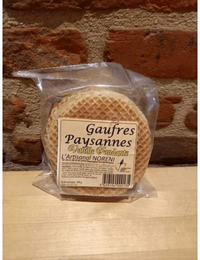 Gaufres paysannes vanille fondantes