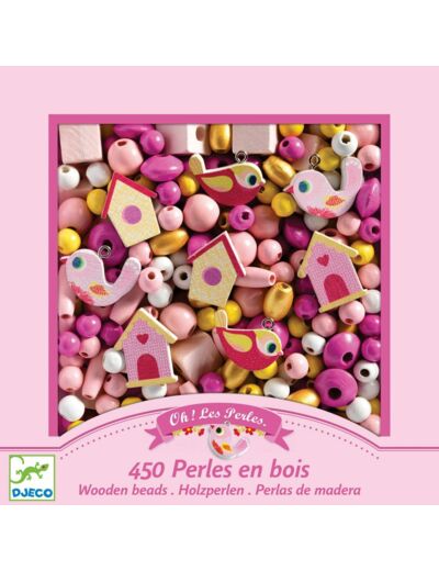 Djeco Perle en Bois 450 pièces