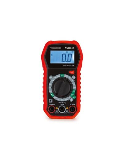 Multimètre numérique, pour la mesure de courant CA/CC, tension CA/CC, résistance, transistor, diodes et continuité, avec cordons de mesure