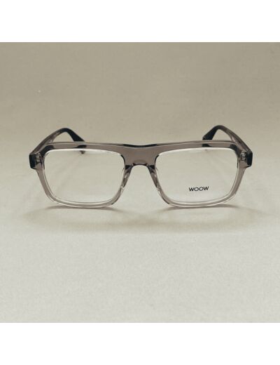 Lunettes De Vue Woow Modèle Big Time 2 Coloris Gris Transparent