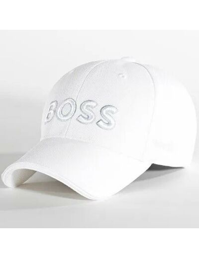 Casquette logo brodé BOSS blanche