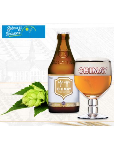 Bière Belge Chimay Triple 8° / 33cl - Apéros & Boissons
