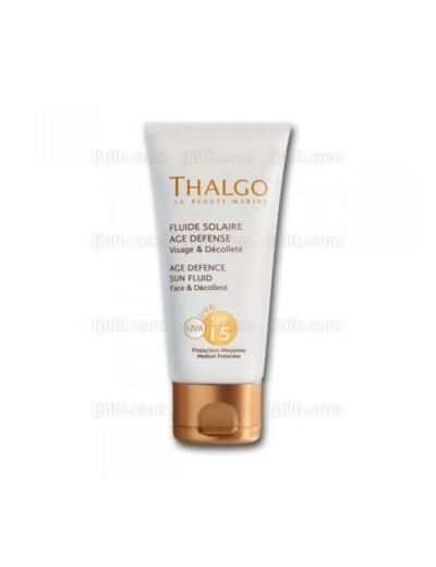 Fluide solaire visage SPF 15 Thalgo-Algue Marine.