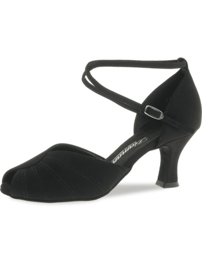 027-060-040 - Chaussures de danse ouverte en nubuck noir - Diamant