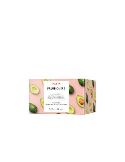 Gommage corps avocat bio Fruit lovers Pupa-Algue Marine.