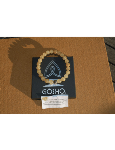 Bracelet GOSHO Quartz Rutil