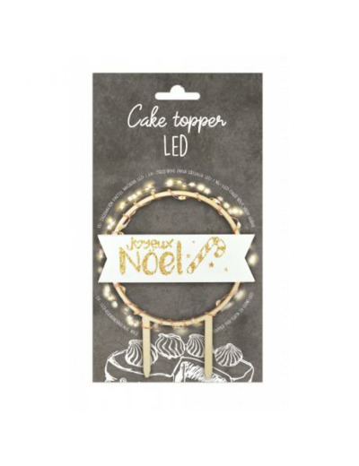 Cake topper Led Noel  - Patiss&vous