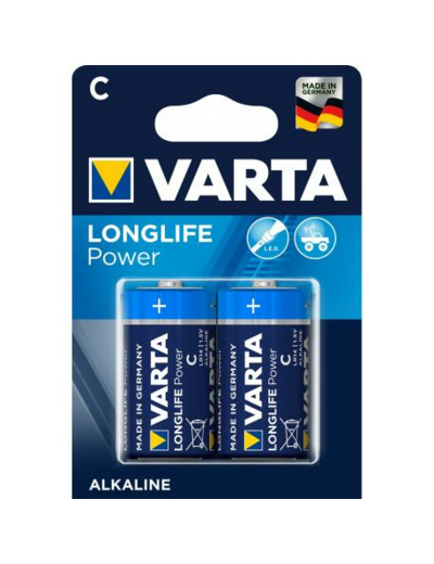 Blister 2 piles LR14 C ALKALINE VARTA