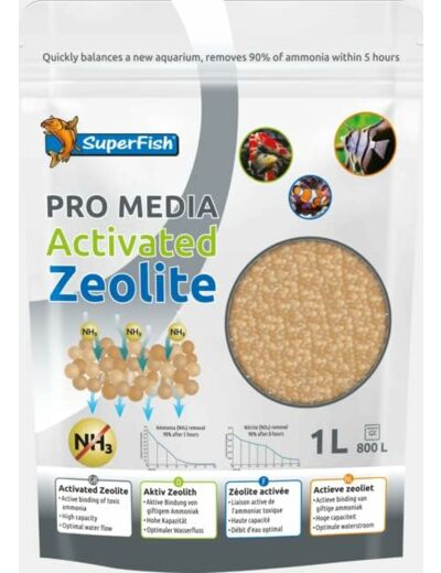 Superfish Zéolite activée Pro Media 1 l