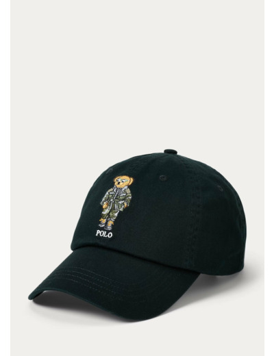 Casquette Bear Ralph Lauren noire