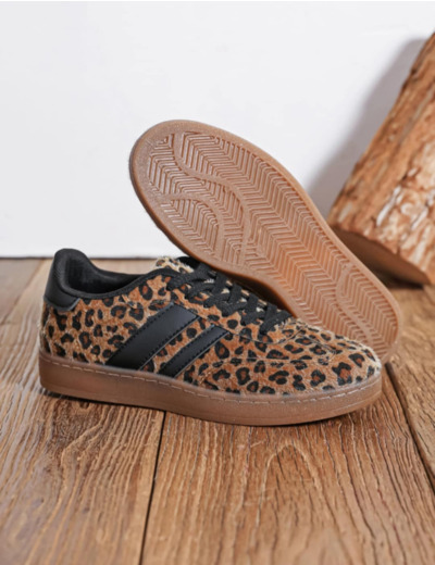 Baskets léopard