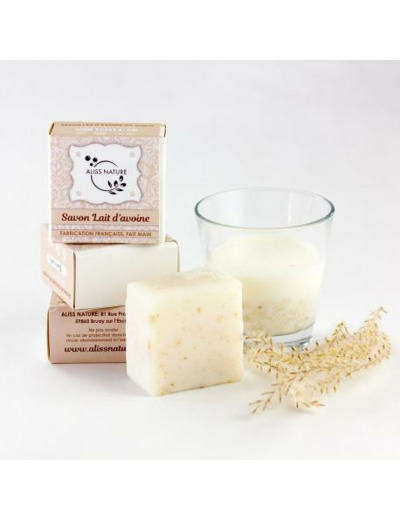 LAIT D'AVOINE - Savon artisanal - ALISS NATURE - Sur le trottoir d'en face