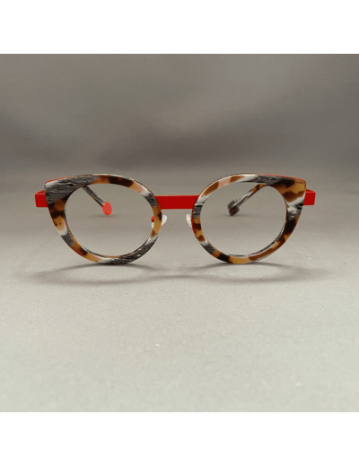 Lunettes de Vue Be Sweet de la Marque Sabine Be Coloris Marbré / Rouge