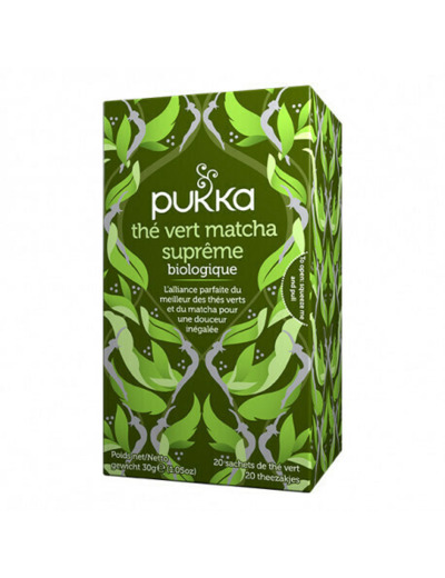 Tisane vert matcha suprême BIO PUKKA