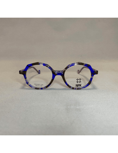 Lunettes De Vue Enfants De La Marque Not For Kids - Simone Coloris Rose / Ecaille Bleu