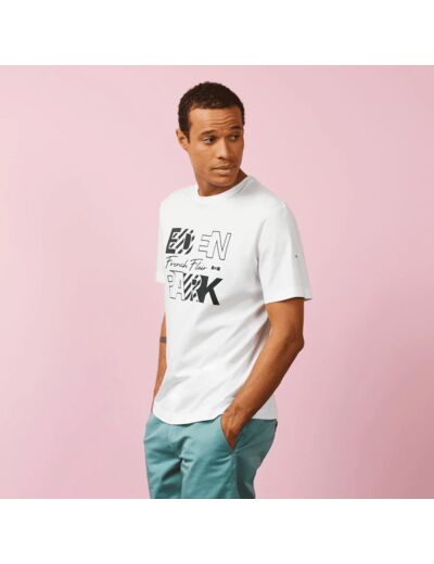 T-Shirt Eden Park blanc en coton