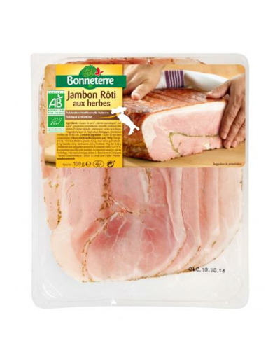 Jambon Rôti aux herbes 100g - Abc Bio