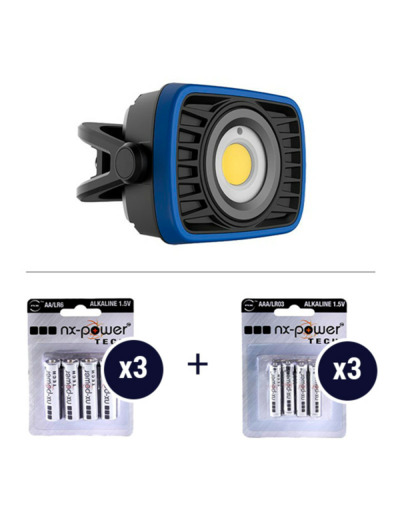 Projecteur LED 10W rechargeable 1200lm