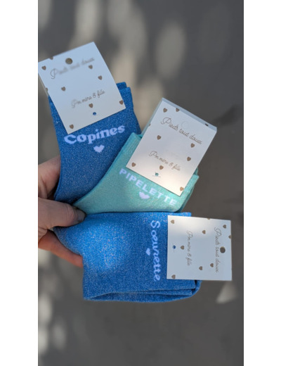 Chaussettes à paillettes