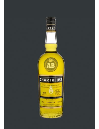 CHARTREUSE LIQUEUR JAUNE 70CL 43°