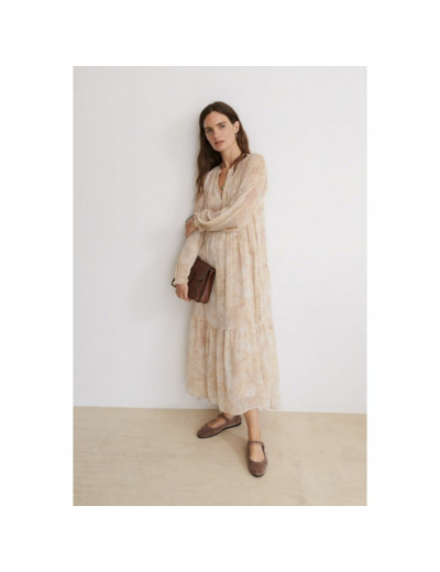 ROBE BEATRICE ORGANIC PRINT