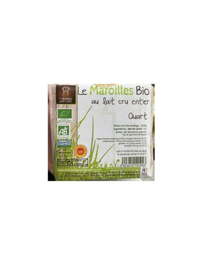 Fromage Maroilles Bio Local 200g - ABC Bio